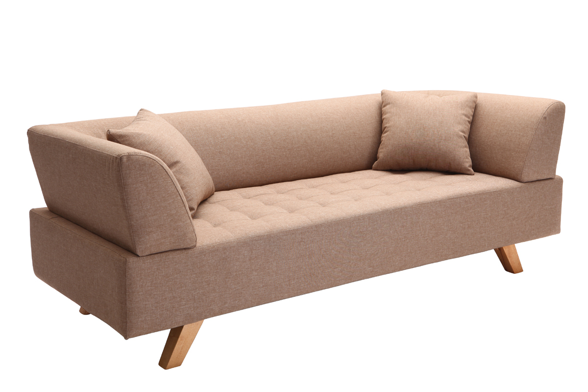 Canap� design 3 places beige ARTIC