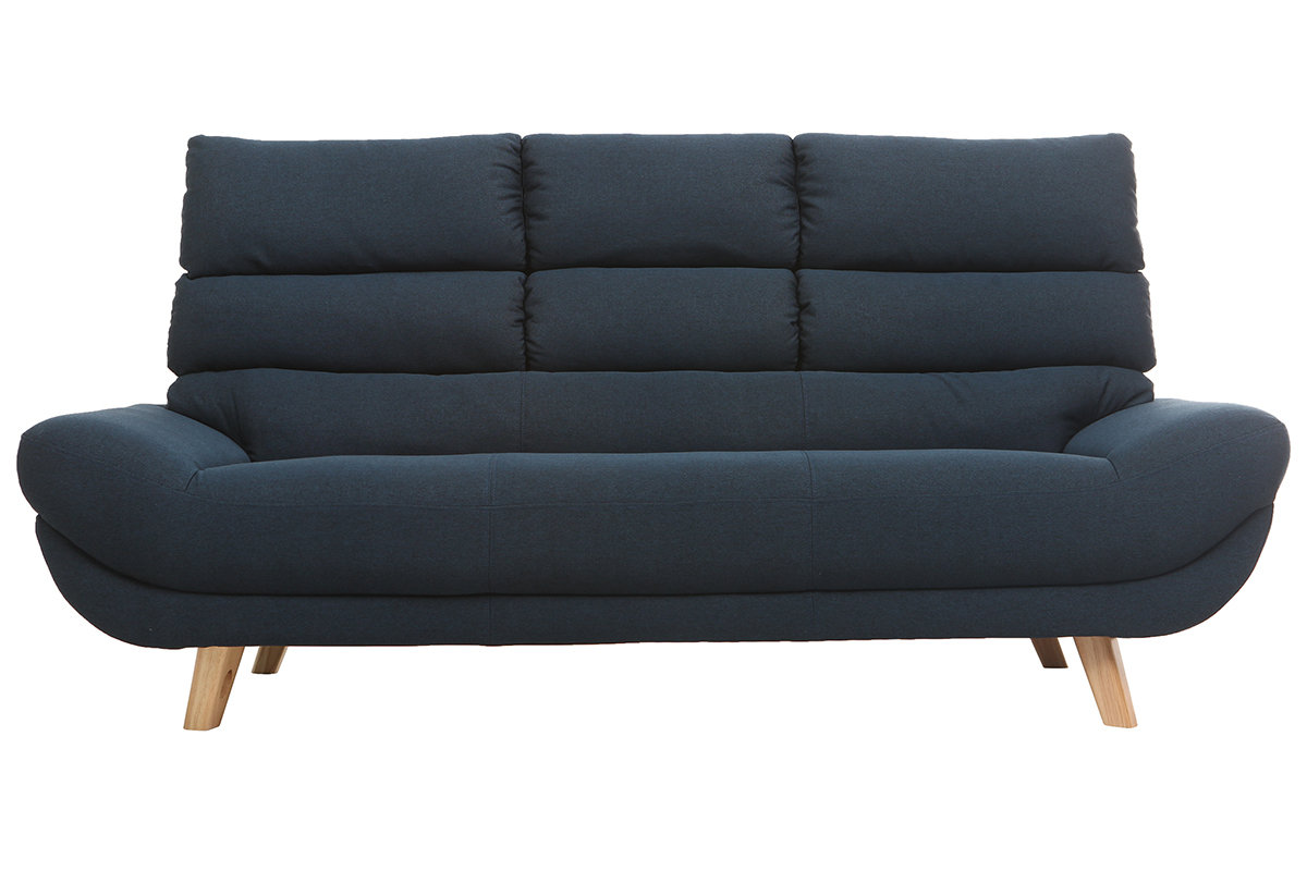Canap� design 3 places bleu NORDIK
