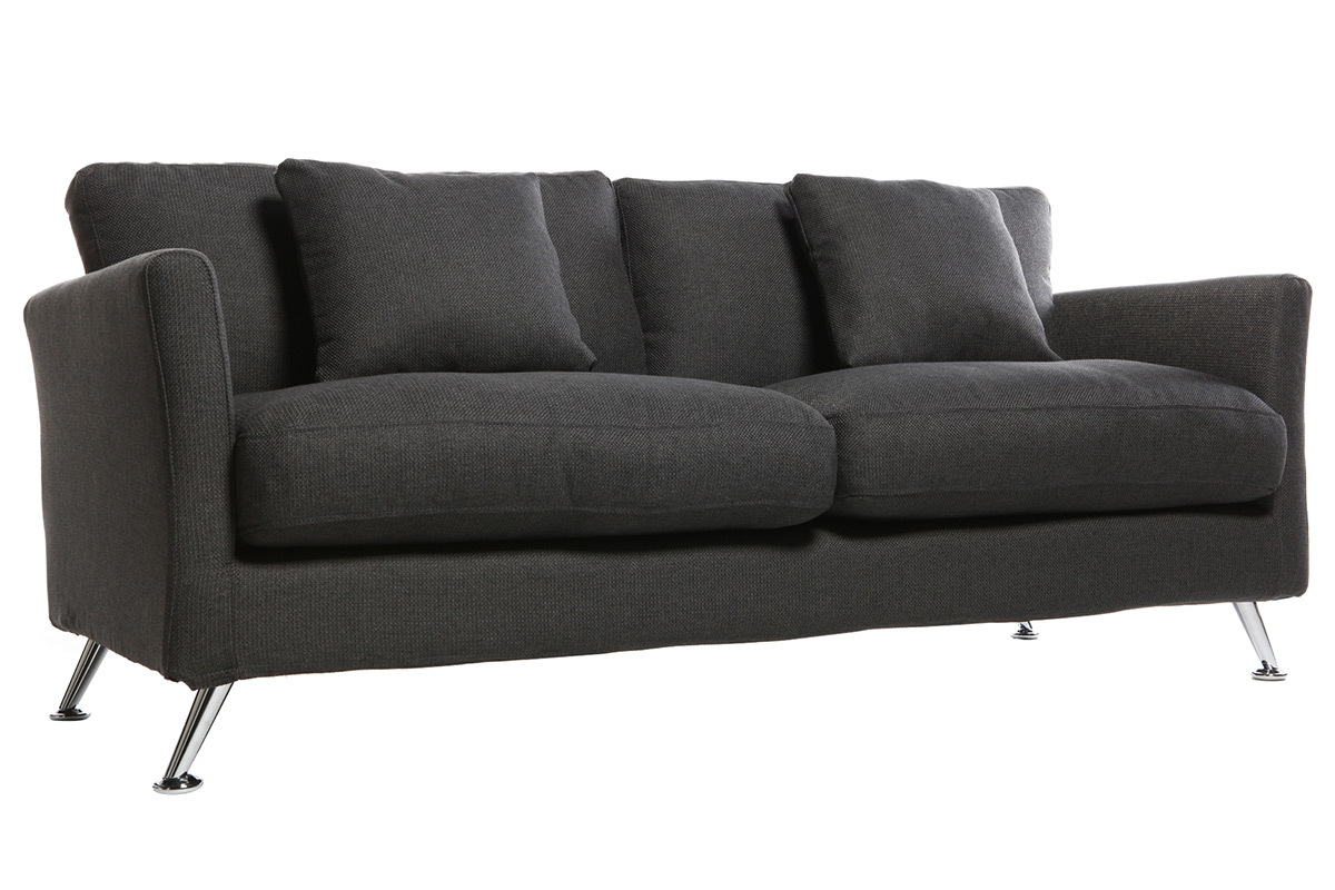 Canap� design 3 places design gris VOLUPT
