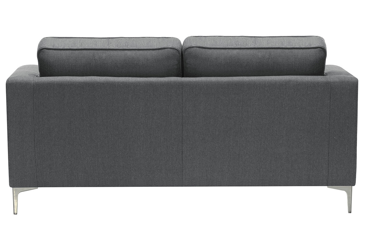Canap� design 3 places gris clair HARRY