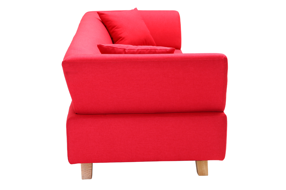 Canap� design 3 places Rouge ARTIC