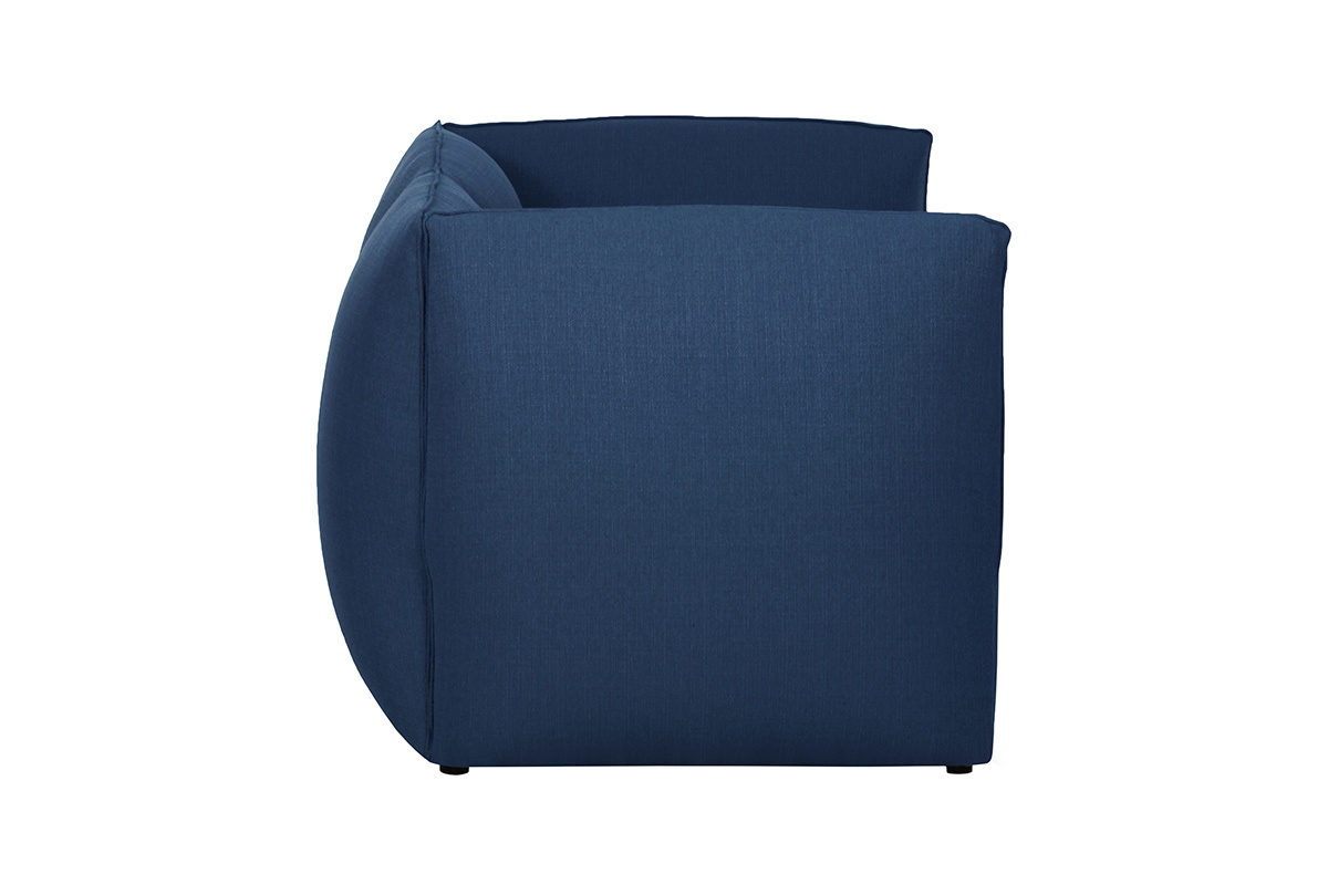 Canap� design modulable bleu fonc� 2 places MODULO