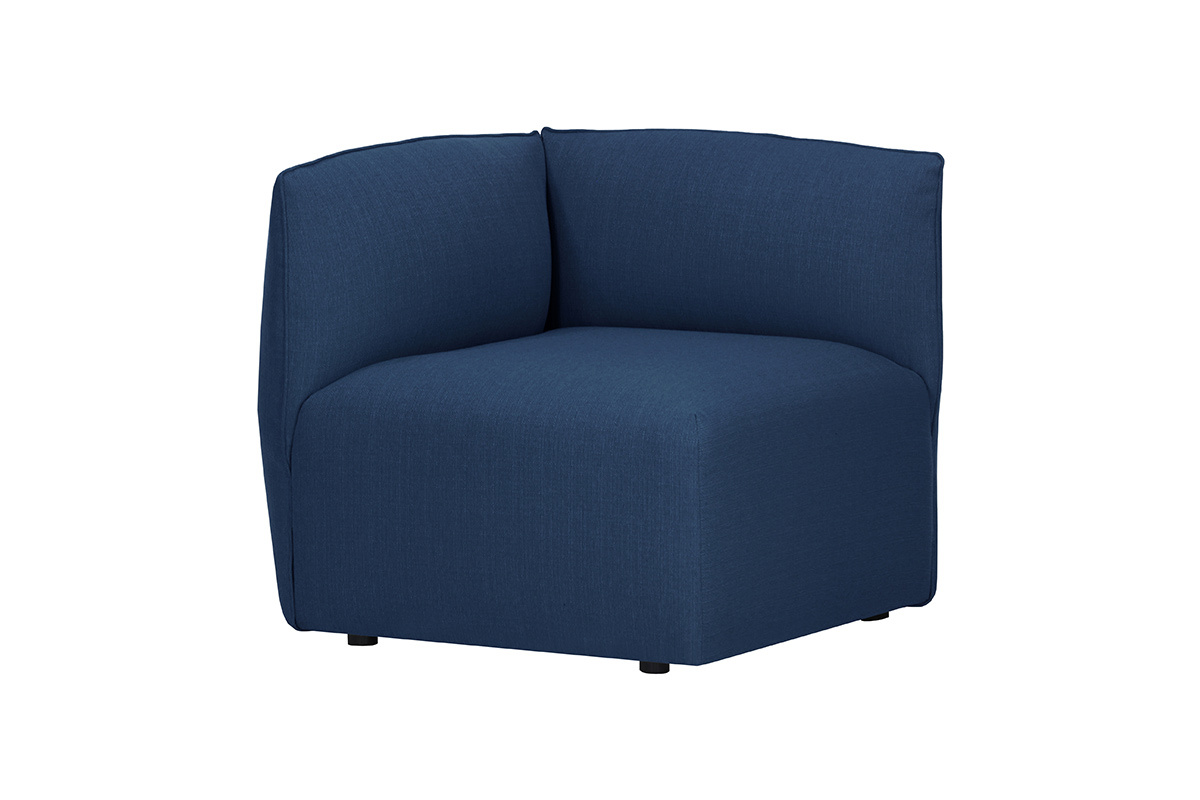 Canap� design modulable bleu fonc� 2 places MODULO