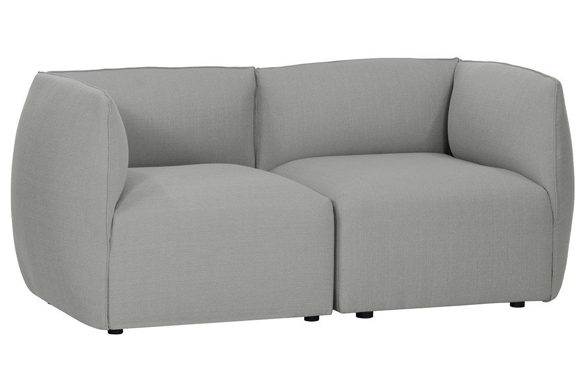 Canap� design modulable gris 2 places MODULO