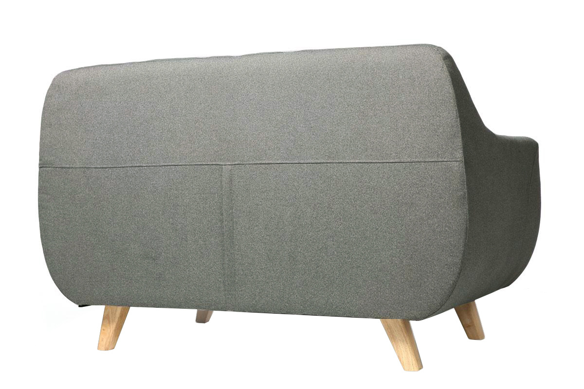 Canap� design scandinave 2 places gris SKANDI