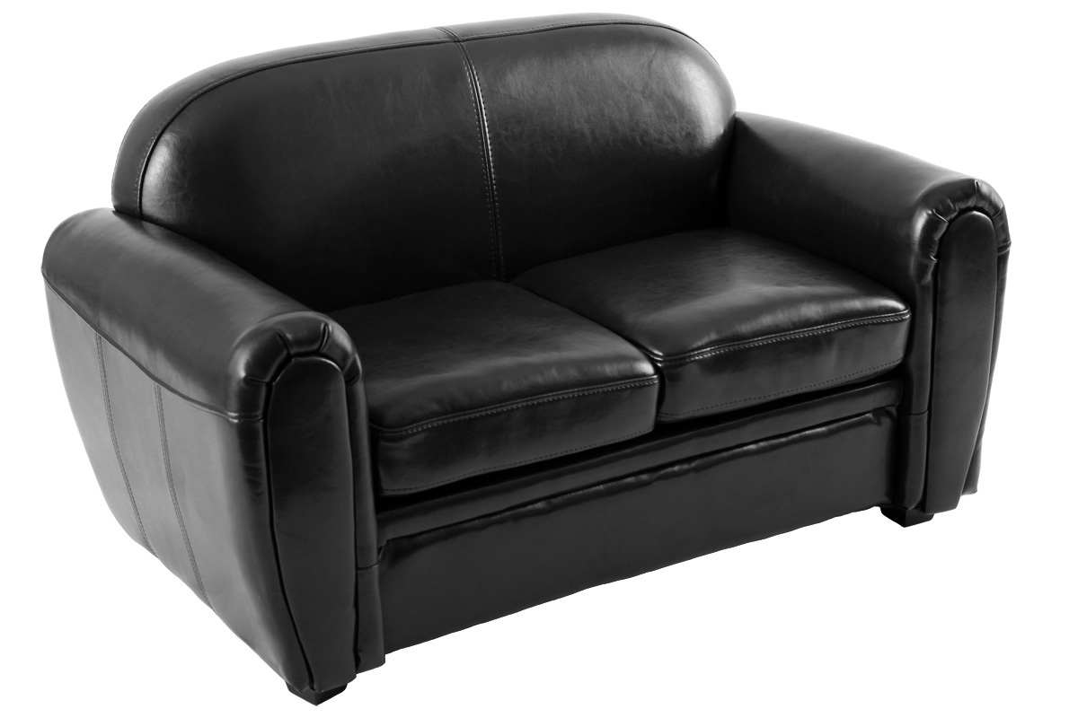 Canap� enfant 2 places noir - BABY CLUB
