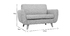 Canap&eacute; scandinave 2 places gris PURE