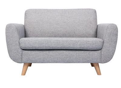 Canap&eacute; scandinave 2 places gris PURE