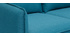 Canap&eacute; scandinave 3 places en tissu bleu canard HOLMS
