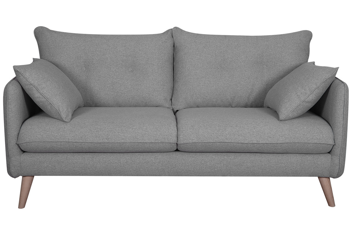 Canap� scandinave 3 places gris clair GUILTY