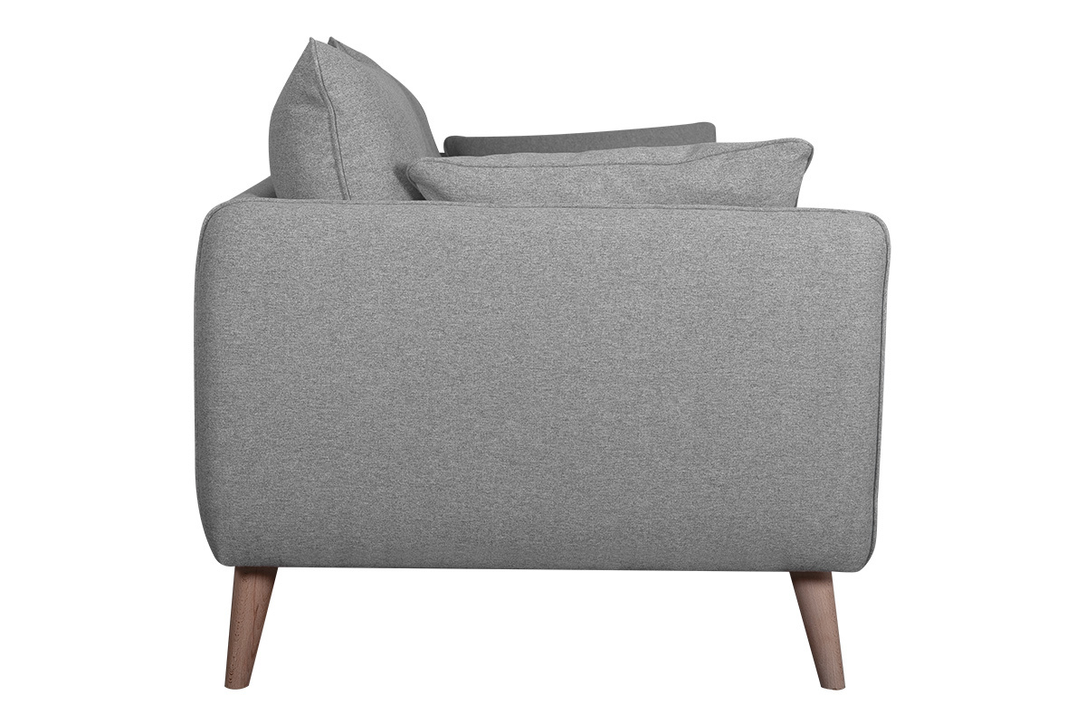 Canap� scandinave 3 places gris clair GUILTY