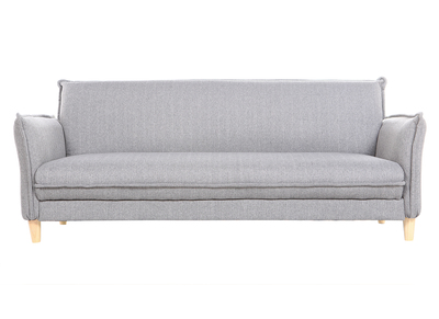 Canap&eacute; scandinave convertible tissu gris WEEKEND