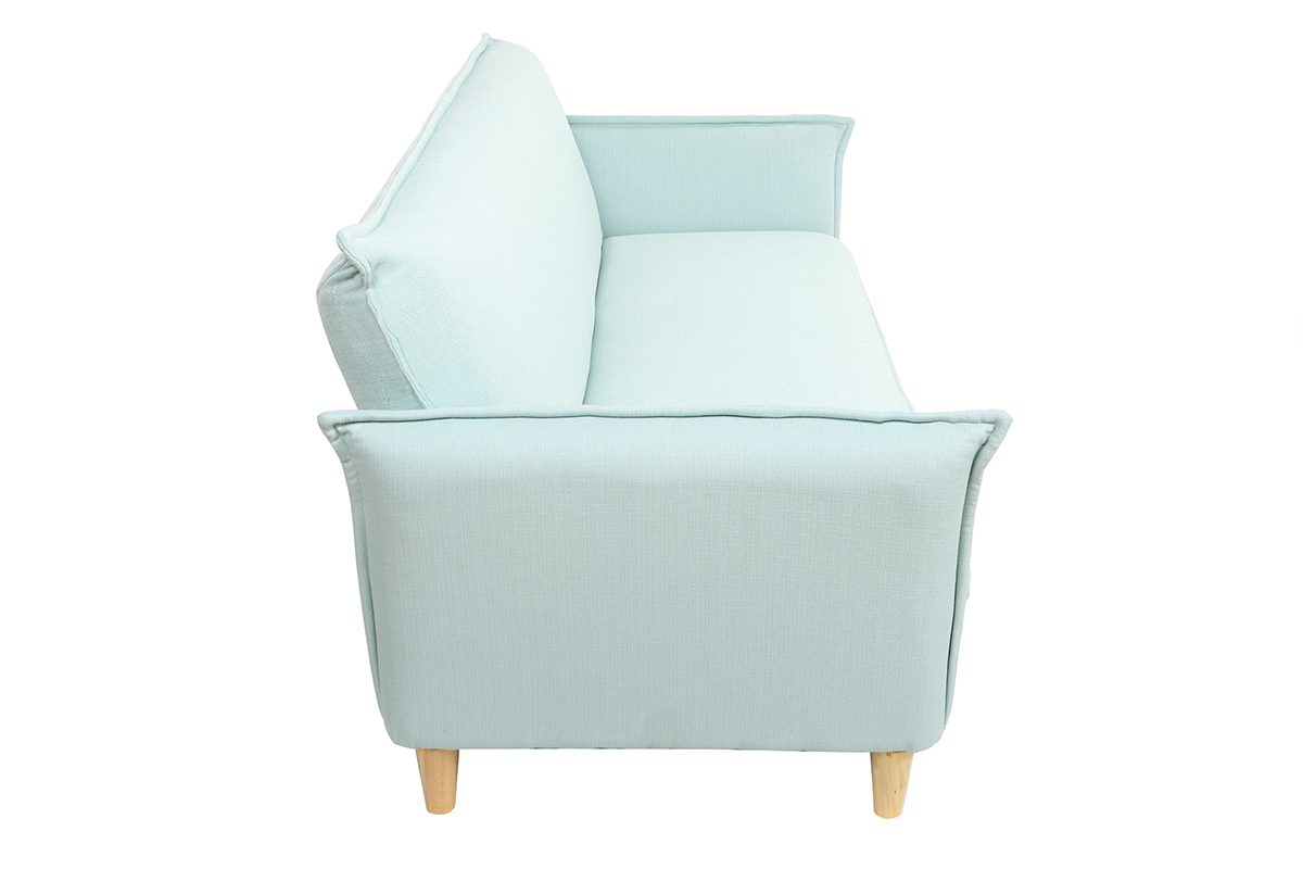 Canap� scandinave convertible tissu menthe � l'eau WEEKEND