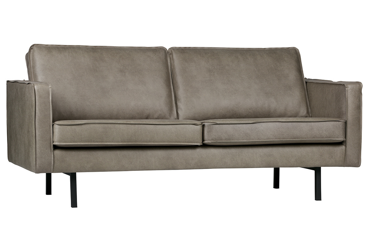 Canap� vintage 3 places gris ASPEN