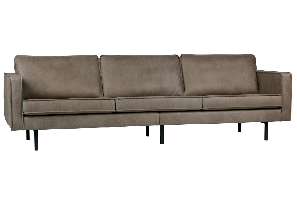 Canap� vintage 4 places gris ASPEN