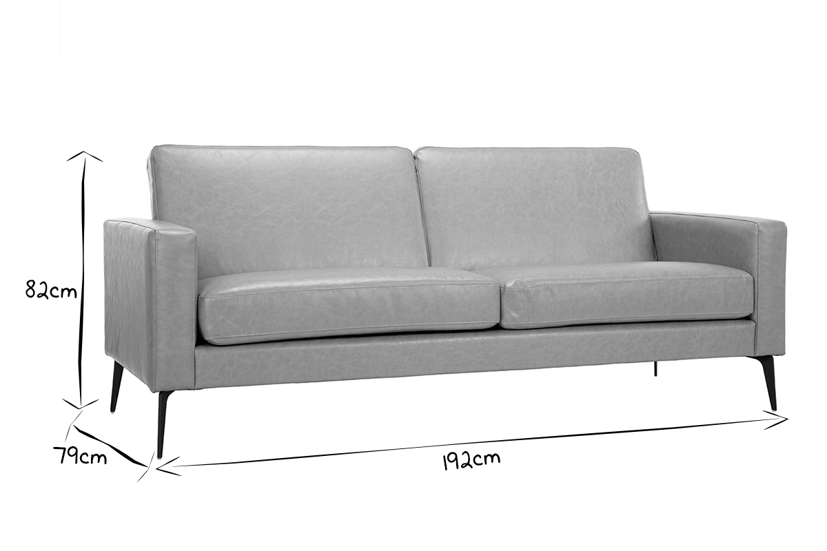 Canap� vintage camel 3 places RICCI