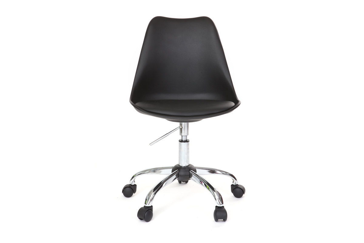 Chaise de bureau design noire NEW STEEVY