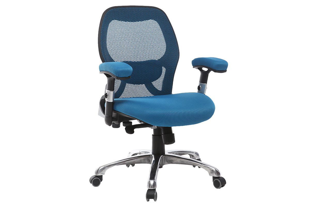 Chaise de bureau ergonomique bleu ULTIMATE V2
