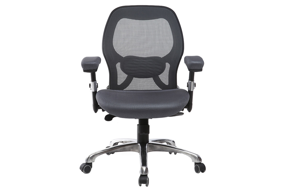 Chaise de bureau ergonomique gris ULTIMATE V2