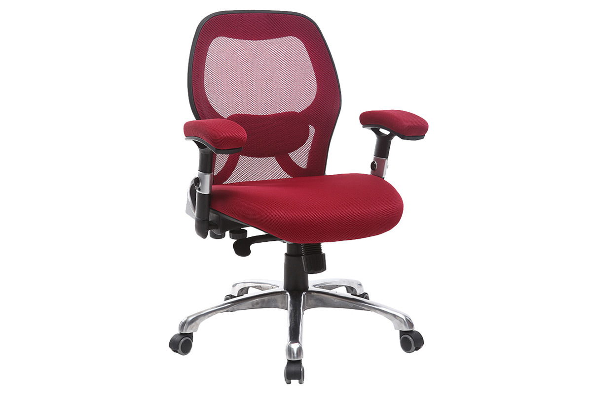 Chaise de bureau ergonomique rouge ULTIMATE V2