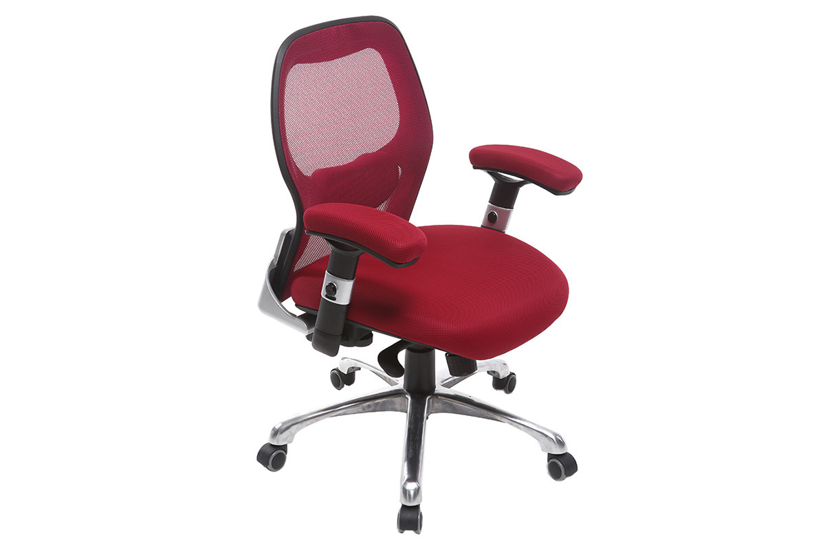 Chaise de bureau ergonomique rouge ULTIMATE V2