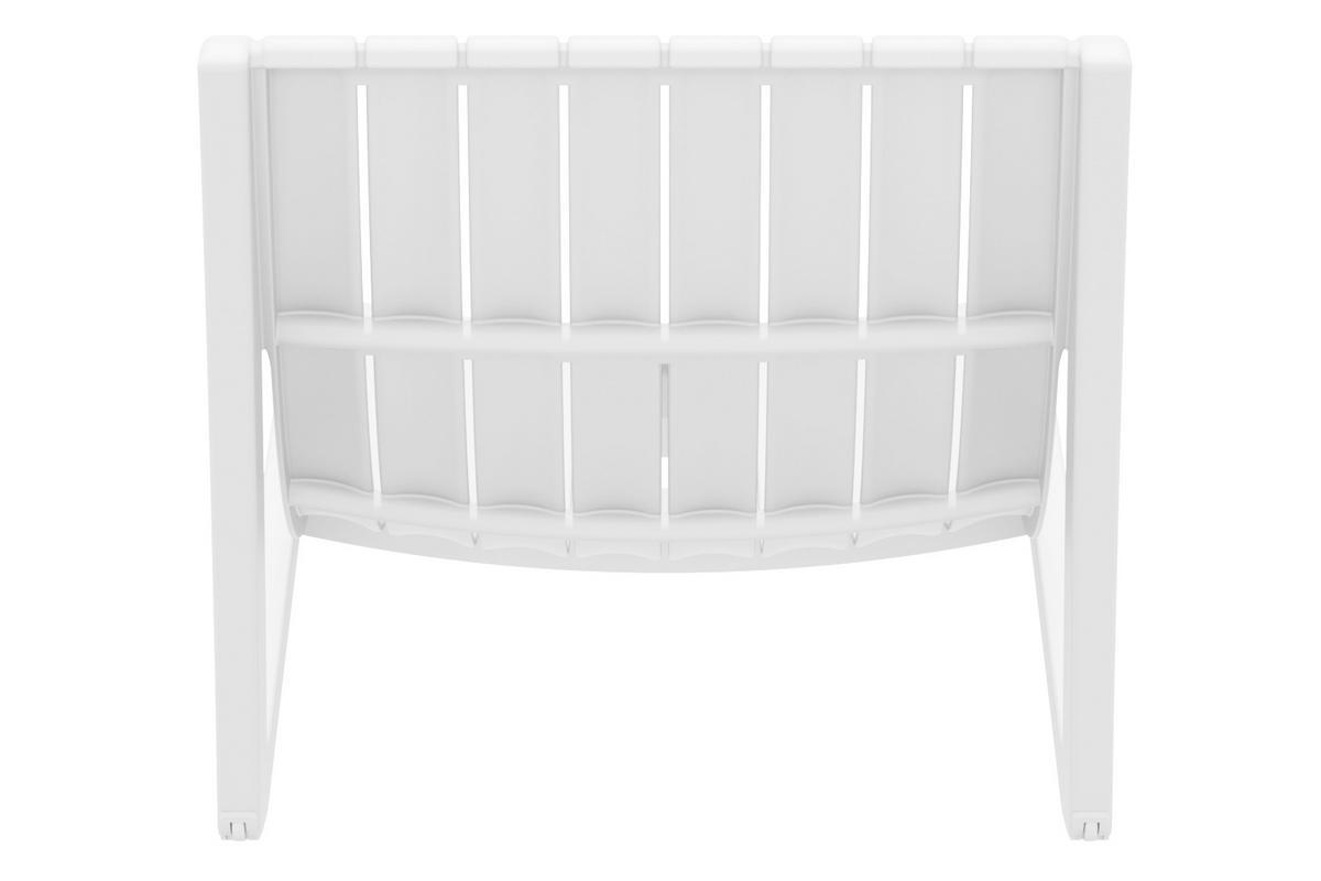 Chaise longue design blanche SLIDO