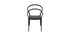 Chaises design empilables noires int&eacute;rieur / ext&eacute;rieur (lot de 4) COLIBRI