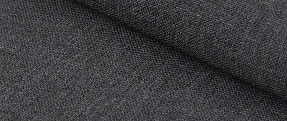 Chaises design en tissu gris anthracite (Lot de 4) LUCKY