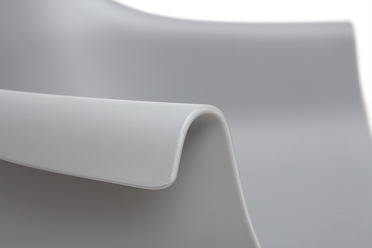 Chaises design gris et noir (lot de 2) COUTURE