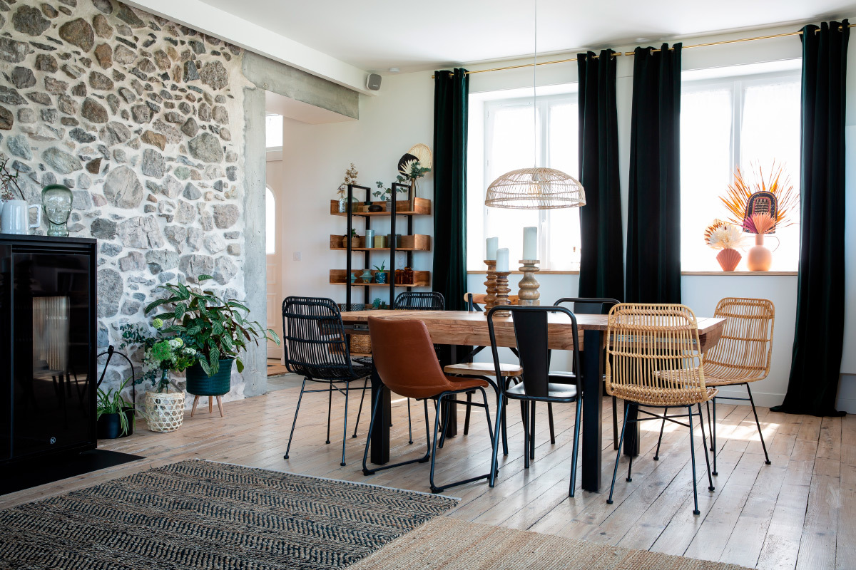 Chaises design m�tal inox (lot de 2) EVAN