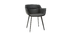 Chaises design noires (lot de 2) NERO