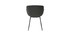 Chaises design noires (lot de 2) NERO