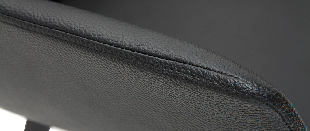 Chaises design noires (lot de 2) NERO