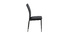Chaises design noires (lot de 4) LUCKY