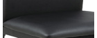 Chaises design noires (lot de 4) LUCKY