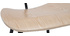 Chaises en bois clair et m&eacute;tal noir (lot de 2) TOBIAS