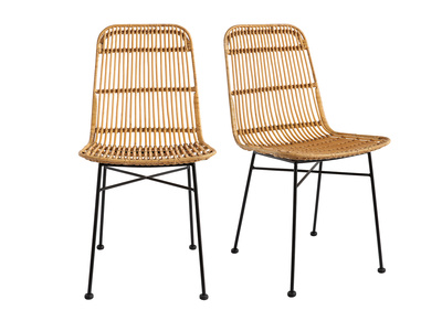 Chaises en rotin (lot de 2) MALACCA
