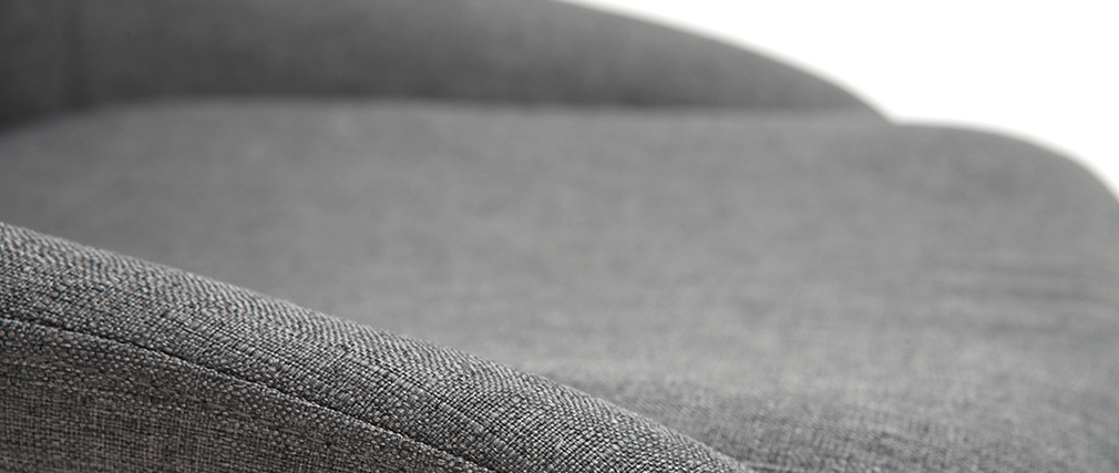 Chaises en tissu gris (lot de 2) HOLO - Miliboo & Stéphane Plaza