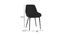 Chaises en velours noir (lot de 2) HOLO
