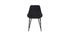 Chaises en velours noir (lot de 2) HOLO