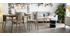 Chaises scandinaves en bois clair et tissu gris (lot de 2) ELTON