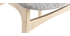 Chaises scandinaves en bois clair et tissu gris (lot de 2) ELTON