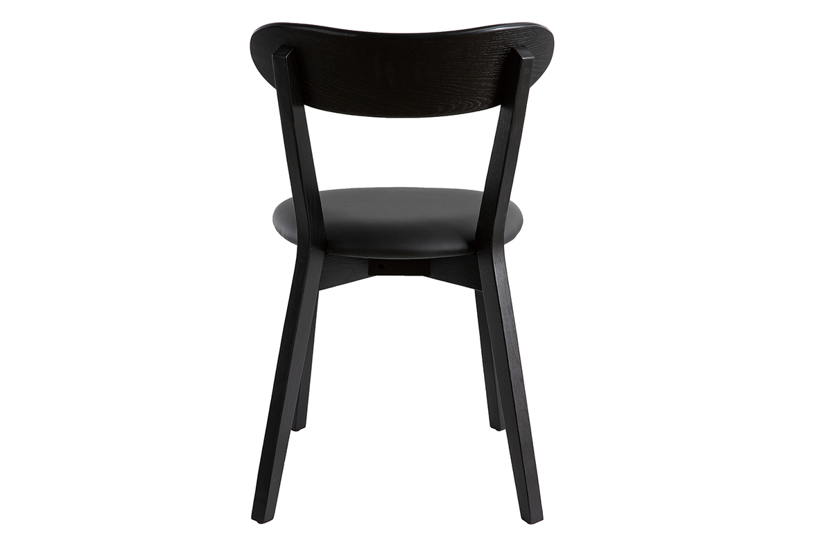 Chaises vintage noires (lot de 2) DOVE
