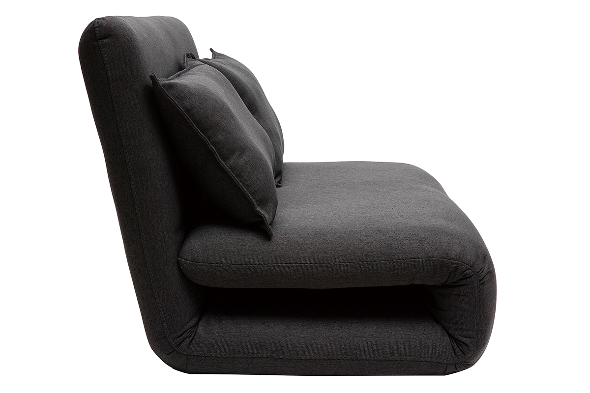 Chauffeuse convertible 2 places design gris anthracite SLEEPER