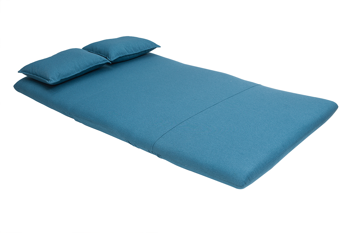 Chauffeuse convertible design bleu canard 2 places SLEEPER