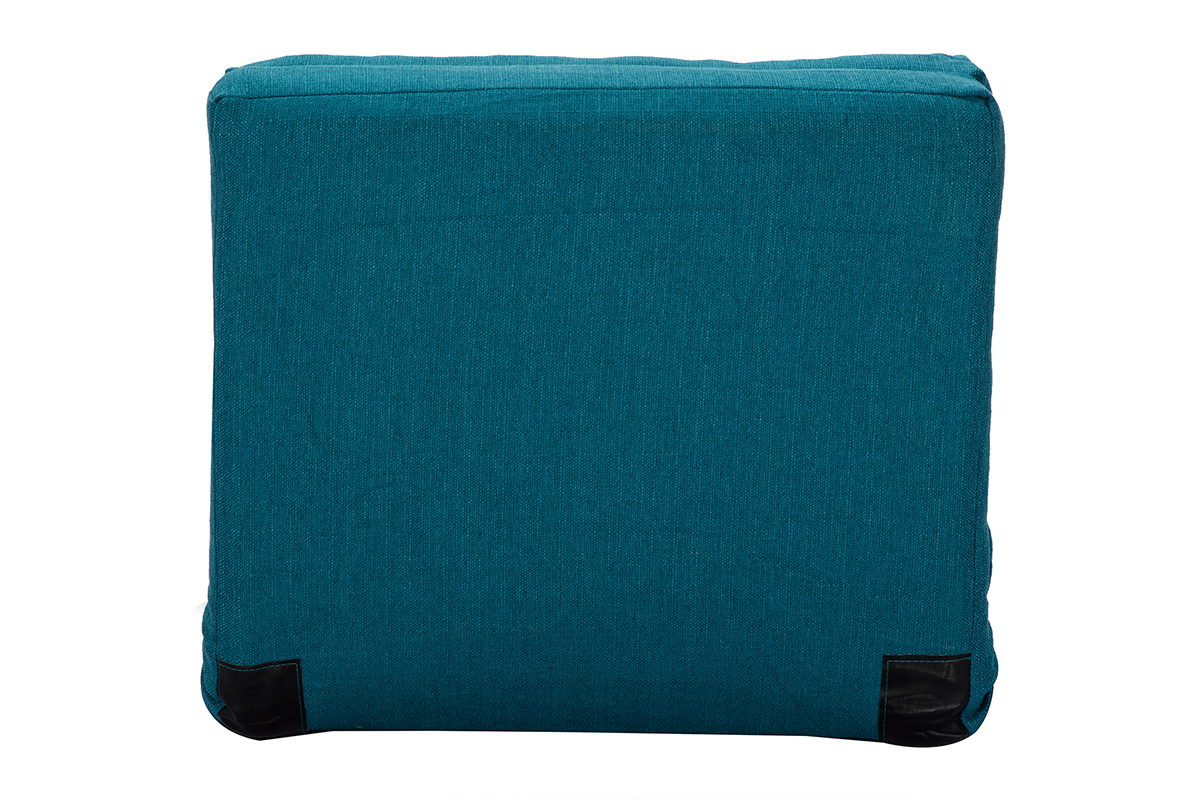 Chauffeuse convertible design bleu SALLY