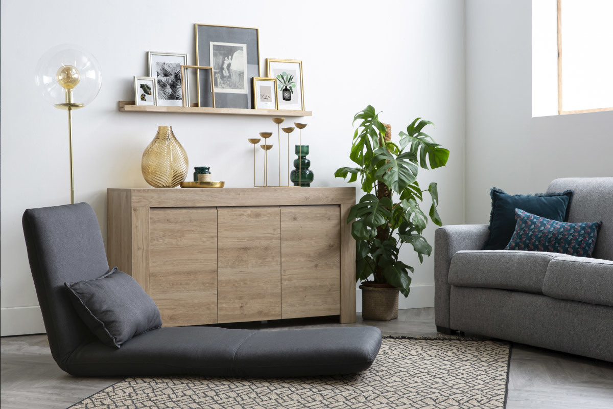 Chauffeuse convertible design gris anthracite SLEEPER