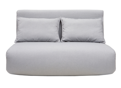 Chauffeuse convertible design gris clair 2 places SLEEPER