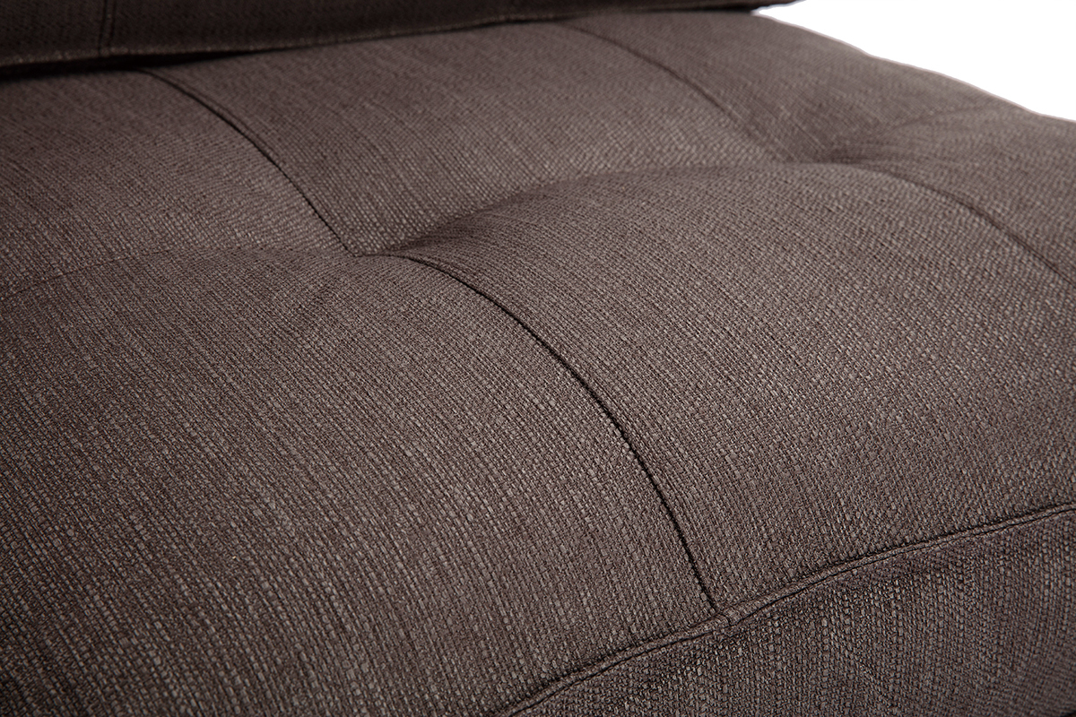 Chauffeuse convertible design gris SALLY