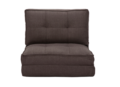 Chauffeuse convertible design gris SALLY